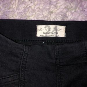 Free people black jeggings